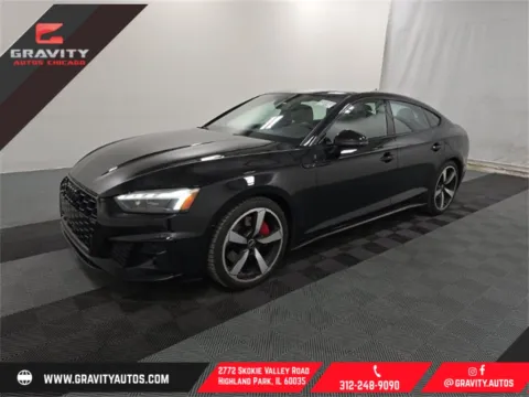 Black 2023 Audi A5 Sportback 45 S line Premium Plus for sale in Highland Park, IL