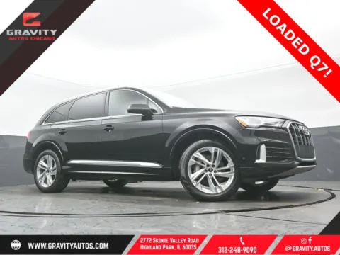 Black 2021 Audi Q7 45 Premium Plus for sale in Highland Park, IL