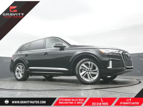 Black 2021 Audi Q7 45 Premium Plus for sale in Highland Park, IL
