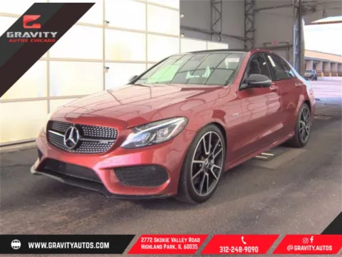 Red 2018 Mercedes-Benz C-Class C 43 AMG for sale in Highland Park, IL