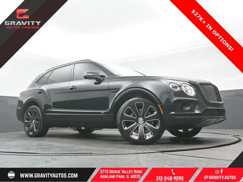 Black 2020 Bentley Bentayga V8 for sale in Highland Park, IL