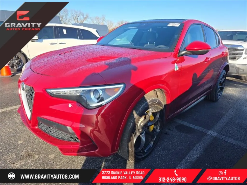 Red 2019 Alfa Romeo Stelvio Quadrifoglio for sale in Highland Park, IL