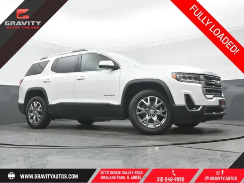 White 2021 GMC Acadia SLT for sale in Highland Park, IL