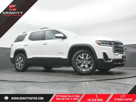 White 2021 GMC Acadia SLT for sale in Highland Park, IL