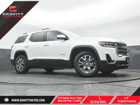 White 2021 GMC Acadia SLT for sale in Highland Park, IL