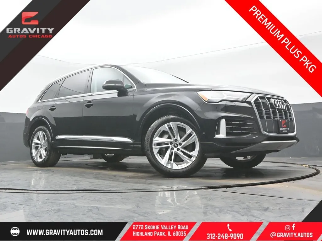 Black 2023 Audi Q7 55 Premium Plus for sale in Highland Park, IL
