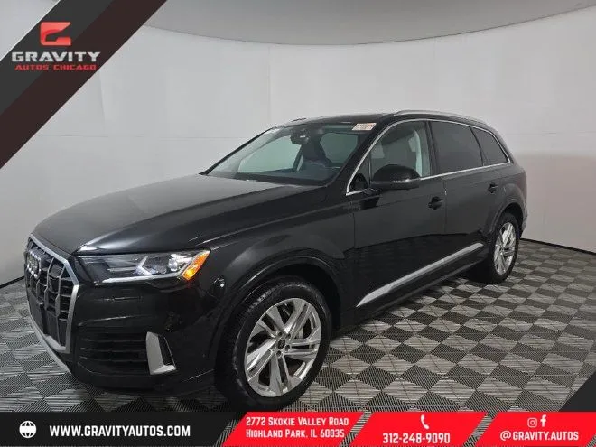 Black 2023 Audi Q7 55 Premium Plus for sale in Highland Park, IL