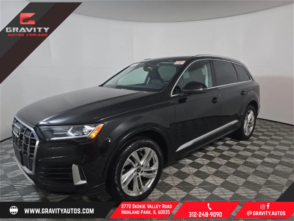 Black 2023 Audi Q7 55 Premium Plus for sale in Highland Park, IL