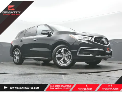 Black 2019 Acura MDX 3.5L for sale in Highland Park, IL