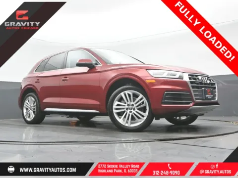 Red 2018 Audi Q5 2.0T Premium Plus for sale in Highland Park, IL