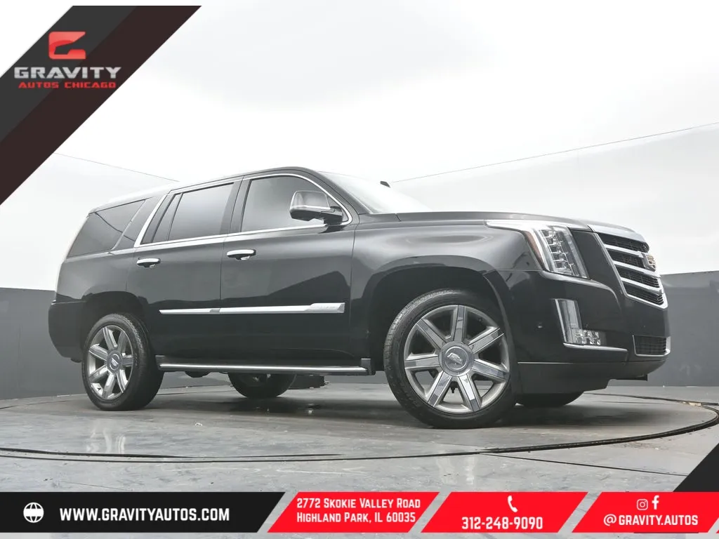 Black 2017 Cadillac Escalade Luxury for sale in Highland Park, IL
