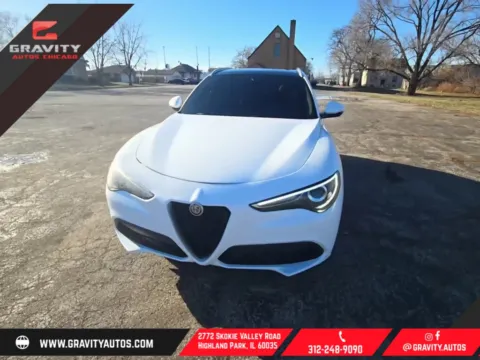 White 2021 Alfa Romeo Stelvio Ti for sale in Highland Park, IL