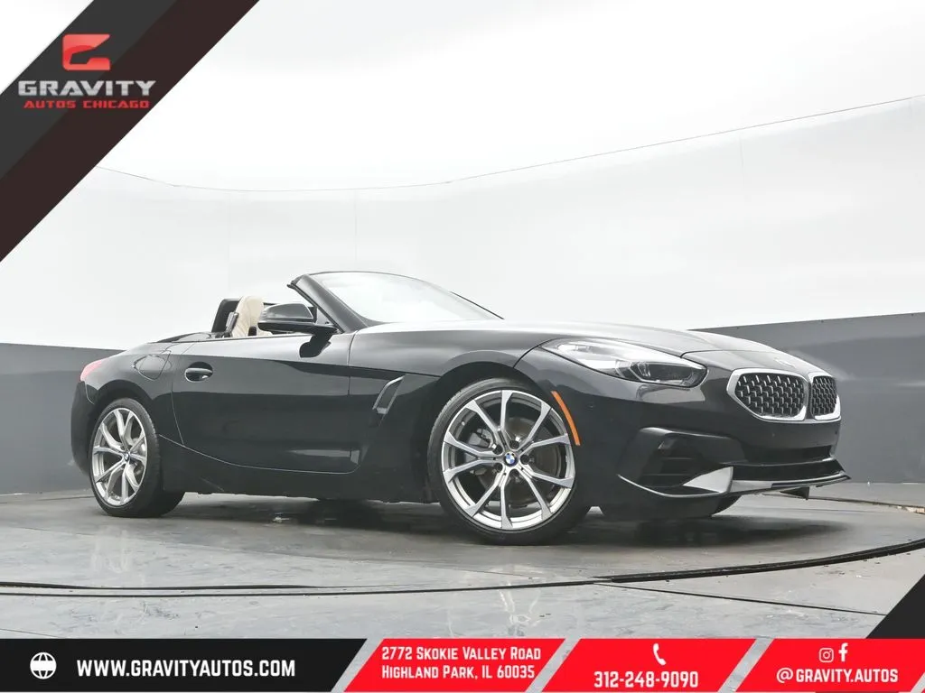 Black 2020 BMW Z4 sDrive30i for sale in Highland Park, IL