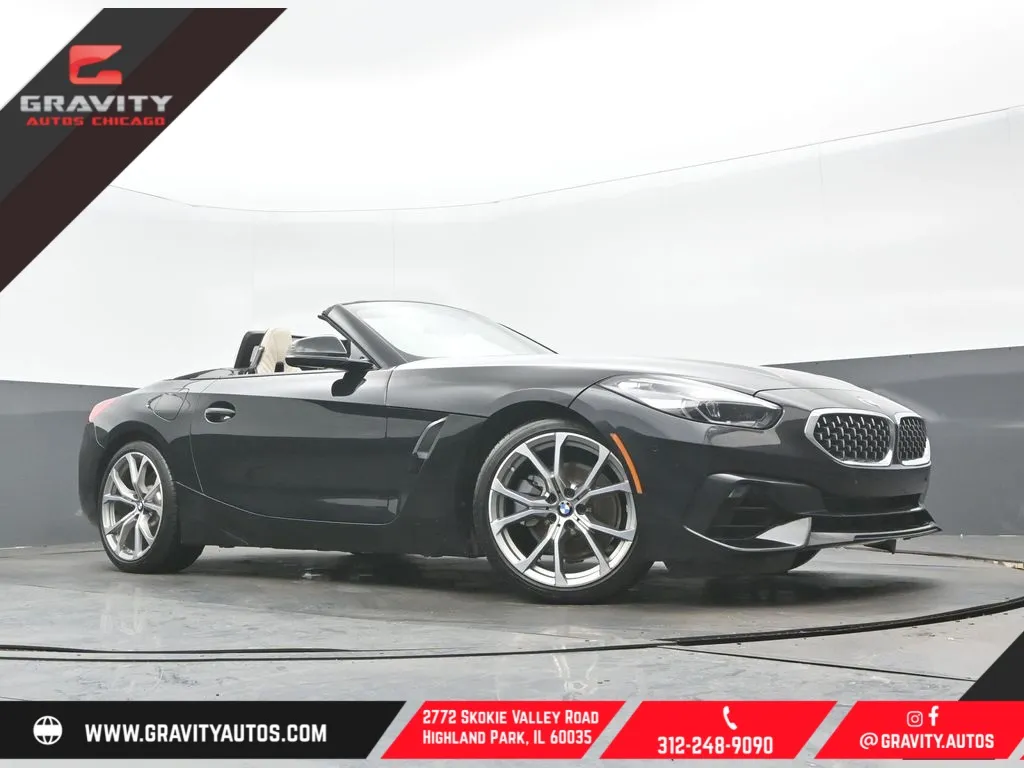 Black 2020 BMW Z4 sDrive30i for sale in Highland Park, IL