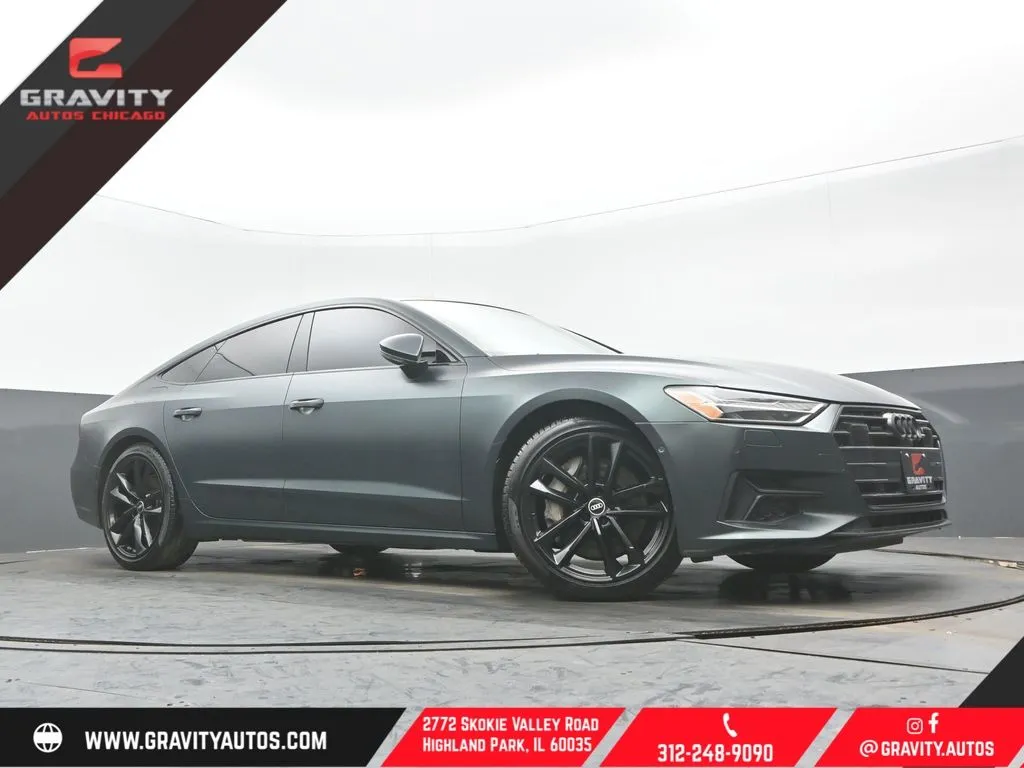 Gray 2021 Audi A7 55 Prestige for sale in Highland Park, IL