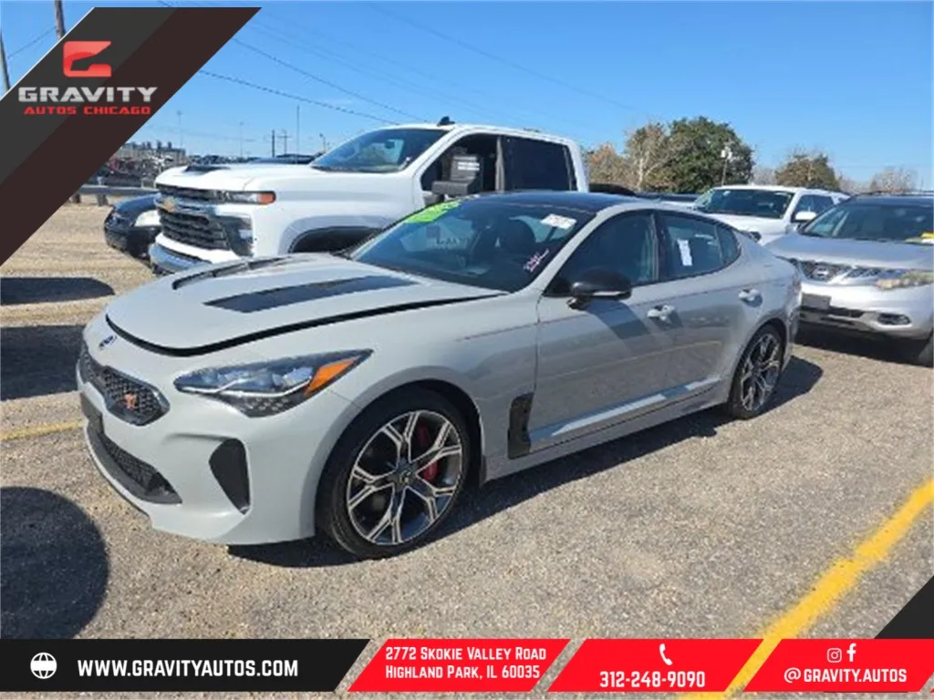 Gray 2019 Kia Stinger GT2 for sale in Highland Park, IL