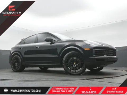 Black 2021 Porsche Cayenne Coupe S for sale in Highland Park, IL