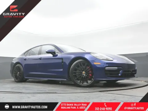 Blue 2021 Porsche Panamera GTS for sale in Highland Park, IL