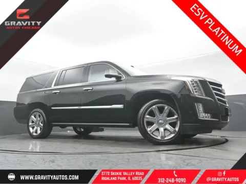 Black 2020 Cadillac Escalade ESV Premium for sale in Highland Park, IL