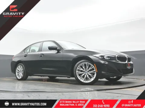 Black 2023 BMW 3 Series 330i xDrive for sale in Highland Park, IL