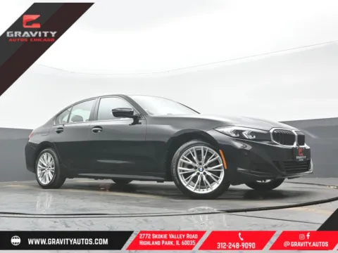 Black 2023 BMW 3 Series 330i xDrive for sale in Highland Park, IL