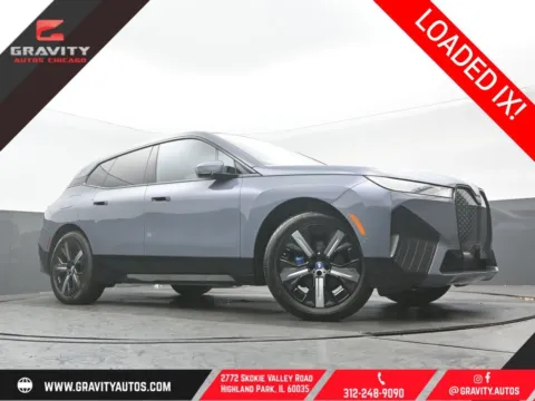 Gray 2023 BMW iX xDrive50 for sale in Highland Park, IL