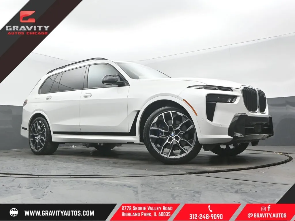 White 2023 BMW X7 M60i for sale in Highland Park, IL