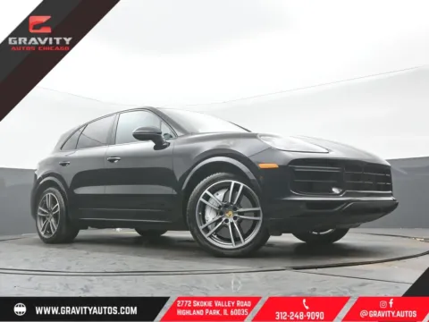 Black 2020 Porsche Cayenne Turbo for sale in Highland Park, IL