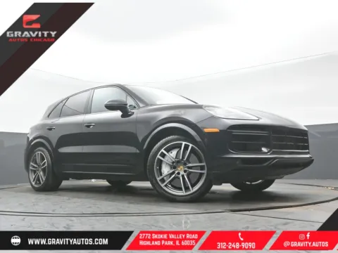 Black 2020 Porsche Cayenne Turbo for sale in Highland Park, IL