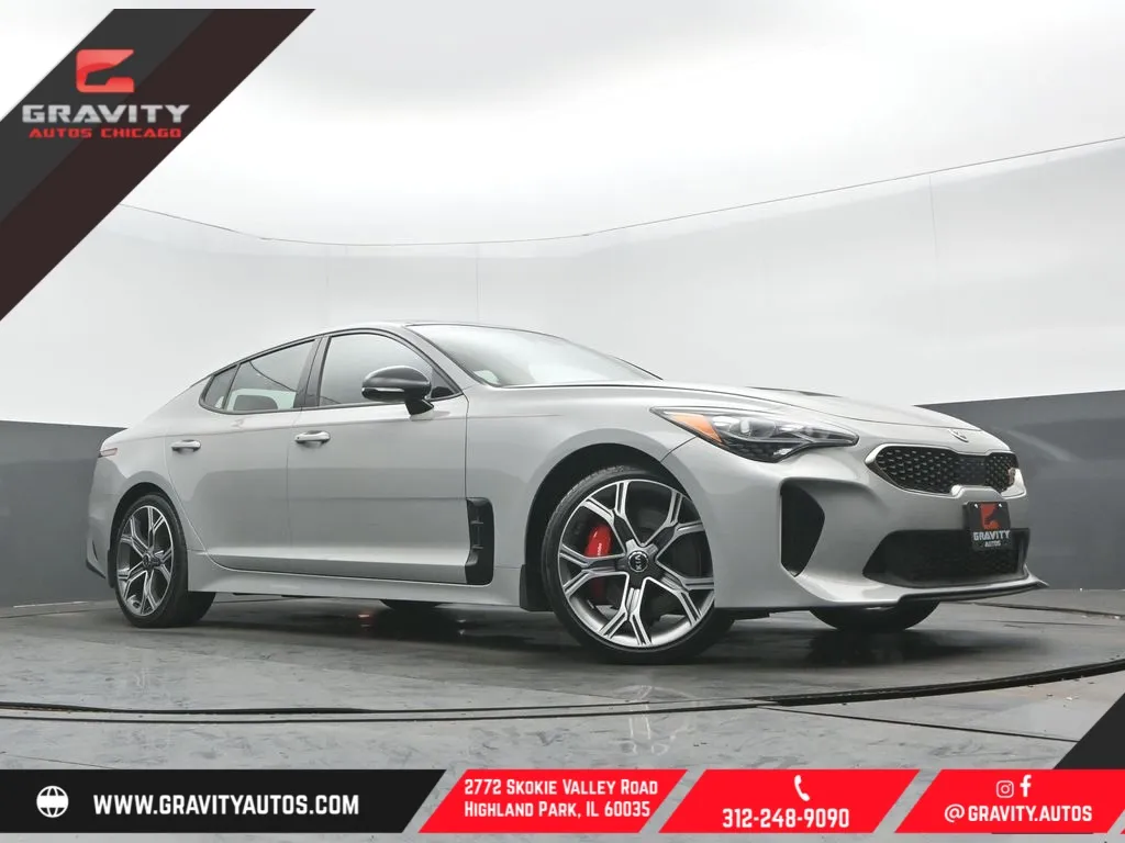 Gray 2019 Kia Stinger GT2 for sale in Highland Park, IL