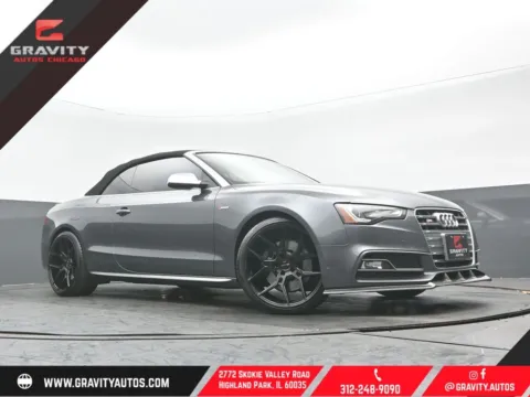 Gray 2016 Audi S5 3.0T Premium Plus for sale in Highland Park, IL