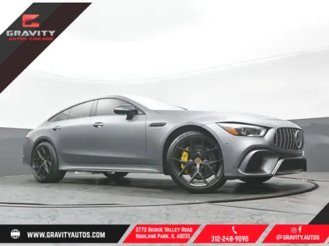 Gray 2021 Mercedes-Benz AMG GT 63 S for sale in Highland Park, IL