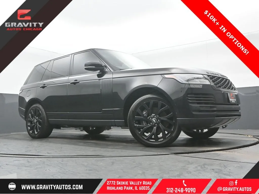 Black 2018 Land Rover Range Rover 5.0L V8 Supercharged for sale in Highland Park, IL