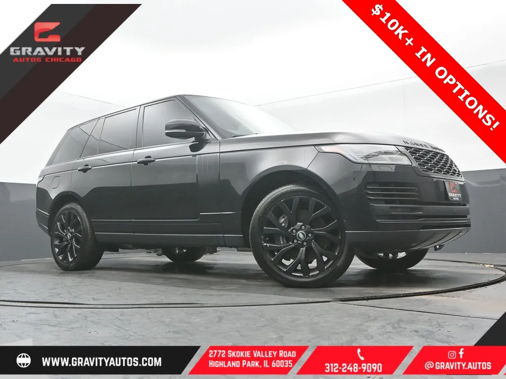Black 2018 Land Rover Range Rover 5.0L V8 Supercharged for sale in Highland Park, IL