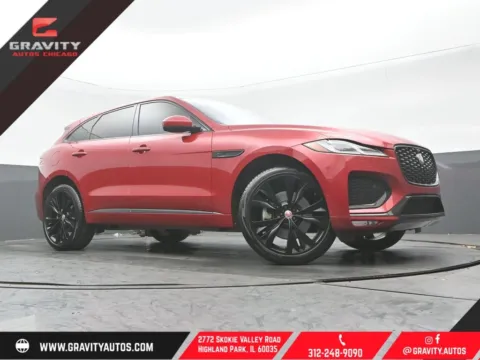 Red 2021 Jaguar F-PACE P400 R-Dynamic S for sale in Highland Park, IL