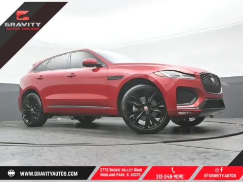 Red 2021 Jaguar F-PACE P400 R-Dynamic S for sale in Highland Park, IL