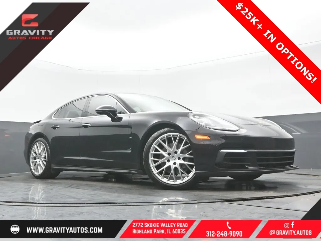 Black 2018 Porsche Panamera 4S for sale in Highland Park, IL