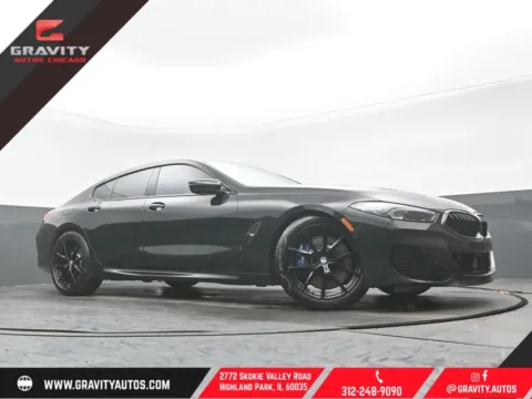 Black 2021 BMW 8 Series M850i xDrive Gran Coupe for sale in Highland Park, IL