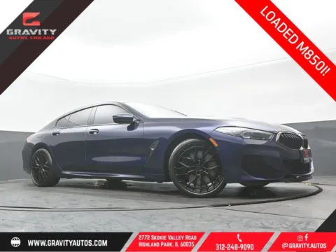 Gray 2022 BMW 8 Series M850i xDrive Gran Coupe for sale in Highland Park, IL