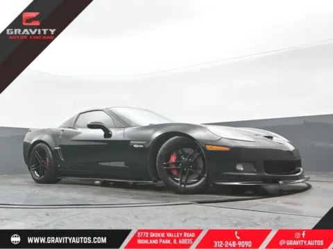 Black 2007 Chevrolet Corvette Z06 for sale in Highland Park, IL