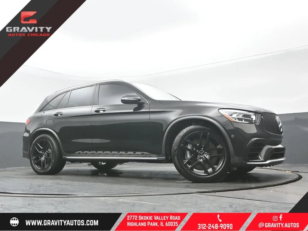 Black 2020 Mercedes-Benz GLC 63 AMG for sale in Highland Park, IL