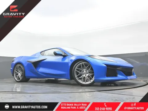 Blue 2024 Chevrolet Corvette Z06 for sale in Highland Park, IL