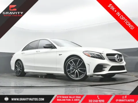 White 2019 Mercedes-Benz C-Class C 43 AMG for sale in Highland Park, IL