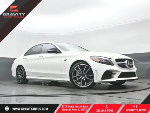 White 2019 Mercedes-Benz C-Class C 43 AMG for sale in Highland Park, IL