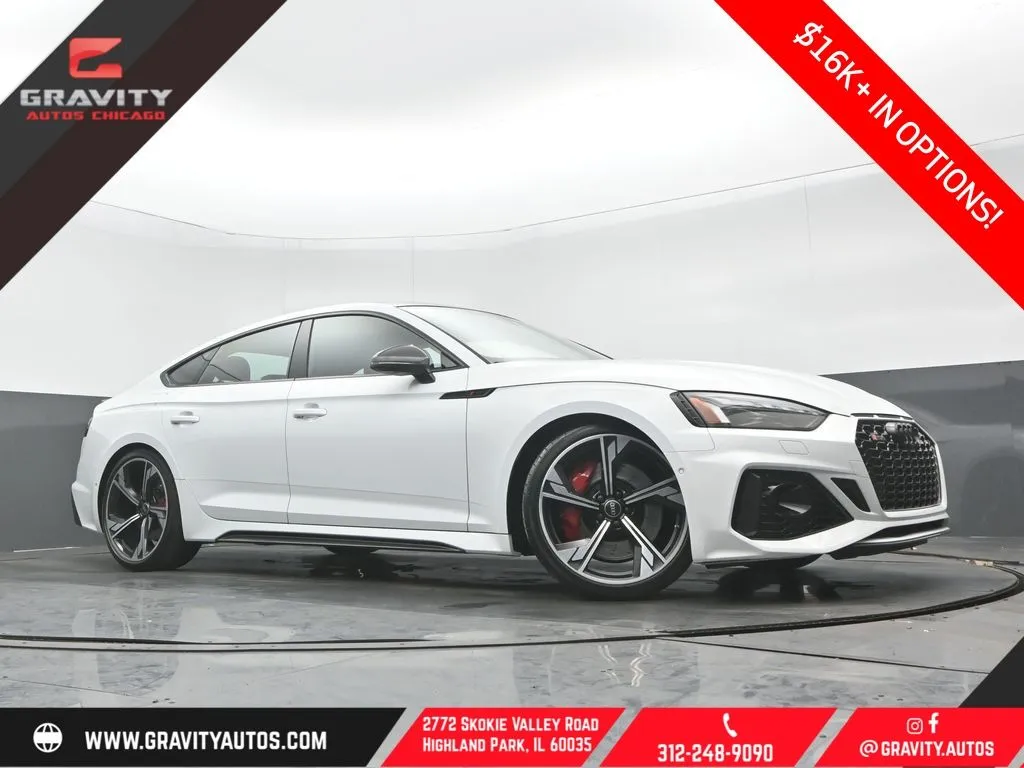 White 2023 Audi RS 5 2.9T for sale in Highland Park, IL