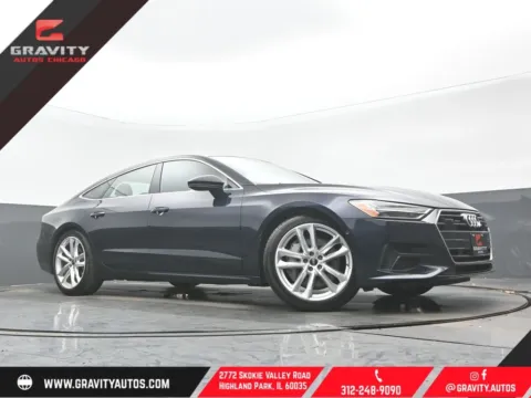 Blue 2022 Audi A7 55 Premium Plus for sale in Highland Park, IL