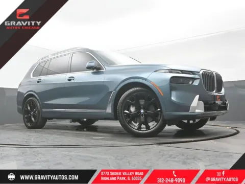 Blue 2023 BMW X7 xDrive40i for sale in Highland Park, IL