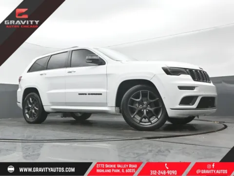 White 2019 Jeep Grand Cherokee Limited X for sale in Highland Park, IL