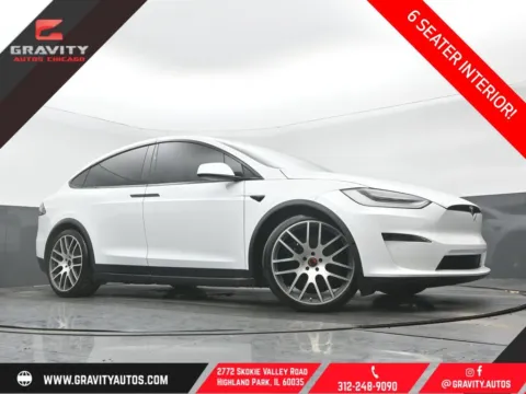 White 2022 Tesla Model X Plaid for sale in Highland Park, IL