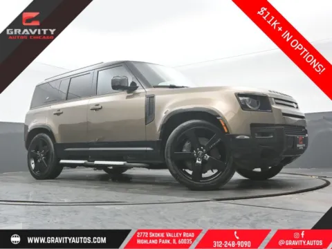Brown 2023 Land Rover Defender 110 X-Dynamic SE for sale in Highland Park, IL